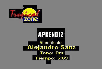El Aprendiz - Alejandro Sanz (Karaoke)