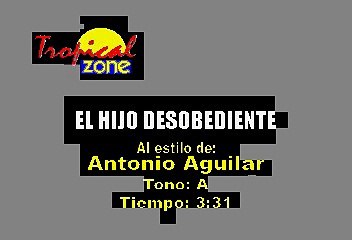 El Hijo Desobediente - Antonio Aguilar (Karaoke)