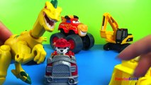 Aventura y dinosaurios para Niños patrulla pata rocoso el para juguetes con Trex dino marshall ch
