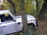 4x4 Land Rover Defender En difficulté