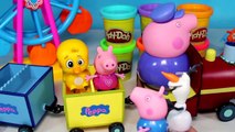 Parque de Diversões da PEPPA PIG George Brinquedos Roda Gigante Escorregador Trem Bonecos