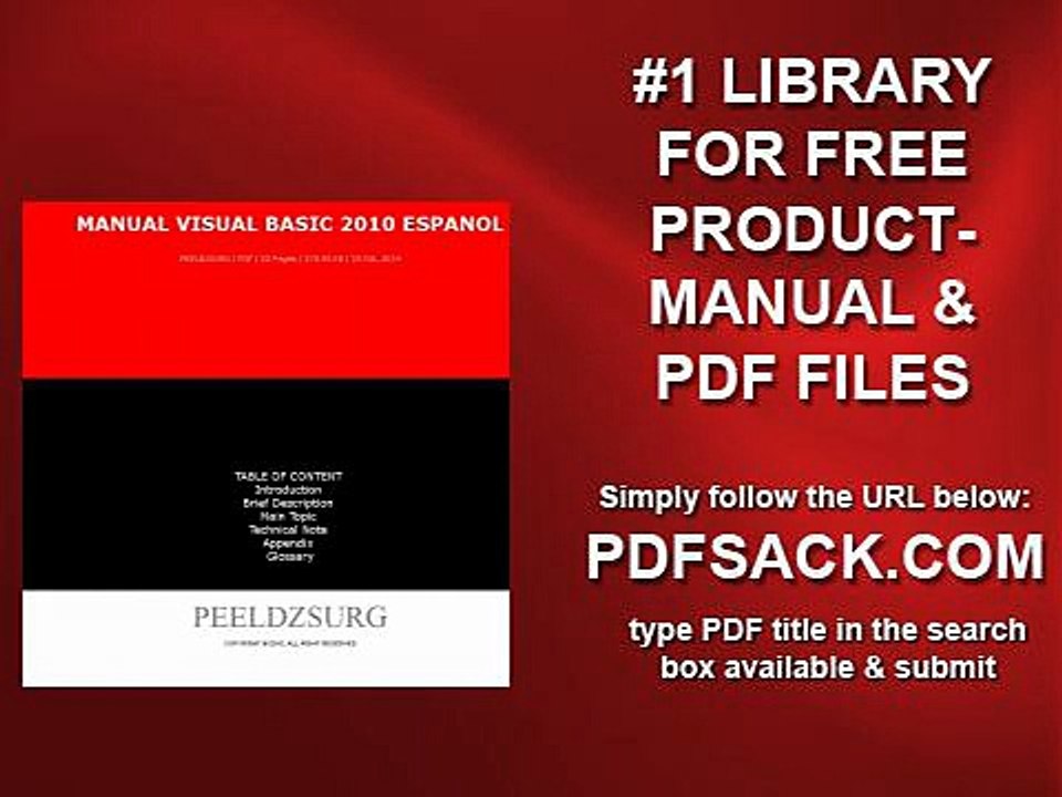 Manual Visual Basic 2010 Espanol