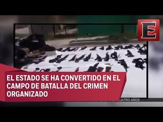 Decomisan armas de fuego en Tamaulipas