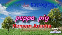 Peppa pig HOMEM ARANHA HOMBRE ARAÑA abertura e Desenho completo (video animado)