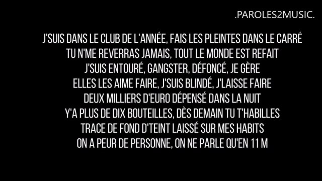 Lacrim ft. Maitre Gims - ce soir ne sors pas (Parole officiel)