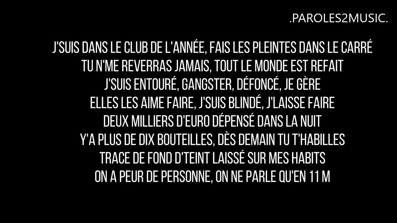 Lacrim ft. Maitre Gims - ce soir ne sors pas (Parole officiel)
