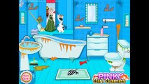 Cuarto de baño limpieza Inglés para congelado completo juego Niños invierno elsa