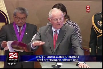 PPK: “Futuro de Alberto Fujimori será determinado por médicos”