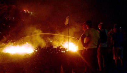 Bodrum'da Makilik Alanda Yangın