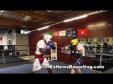 Andy Ruiz Sparring Candyman Hardy - EsNews Boxing