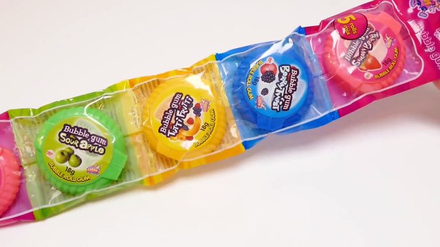 Burbuja dulces sabores de chicle mezcla Rollos Reino Unido 5