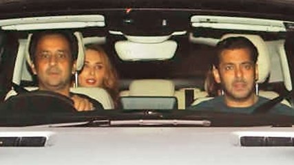 Salman Khan Spotted With Iulia Vantur In His New Car