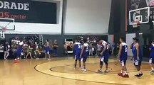 Kobe Paras: warm up dunk - Gilas Pilipinas vs Alaska - Tune up Game - July 8,2017