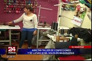 El Agustino: asaltan taller de confecciones y se llevan 40 mil soles