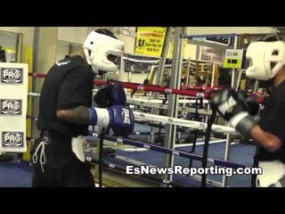 Mikey Garcia In Beast Mode Sparring For Juanma Lopez - EsNews Boxing
