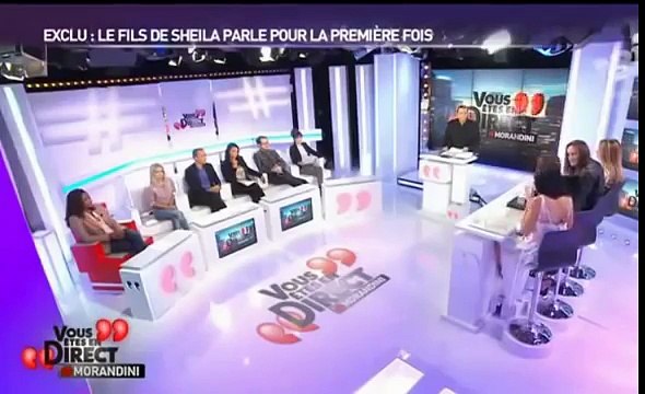 Engueulade Francis Lalanne et le fils de Sheila chez Morandini