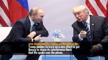 Trump Questions Putin on Election Meddling in Eagerly Awaited Encounter