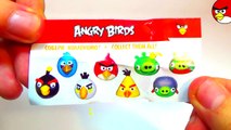 En colère des oiseaux des œufs pour enfants film pâte à modeler espace jouets déballage surprise