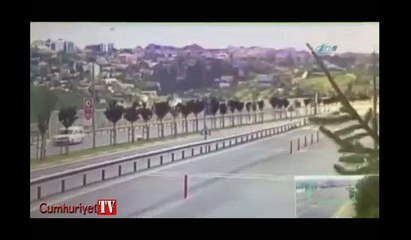 Beykoz'daki feci kaza anı kamerada