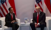 Jokowi dan Trump Bertemu Bahas Ekspor Kelapa Sawit