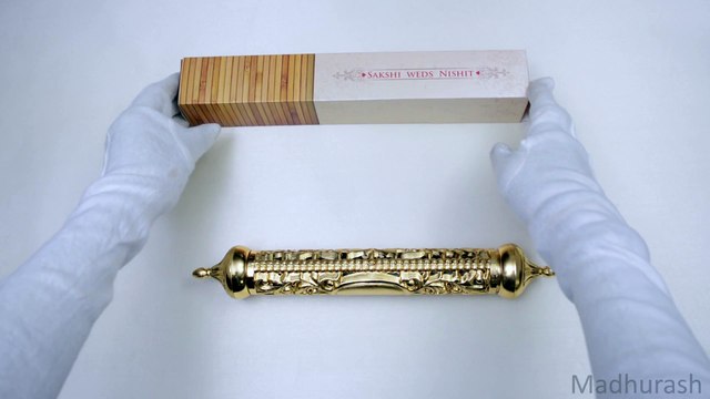 Scroll wedding cards | Madhurash Cards