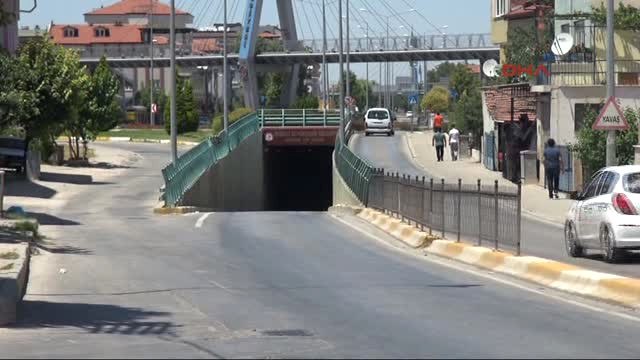 Denizli Mahallelinin Tüp Geçit Çıkışı Kaza Korkusu