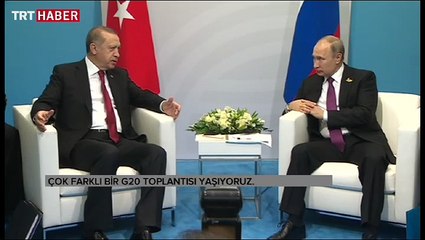 Cumhurbaşkanı Erdoğan, Putin ile bir araya geldi