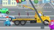Learn Colors With Crane & Heavy Vehicles | Learning Video For Kids | Cars And Trucks Cartoons