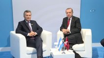 Cumhurbaşkanı Erdoğan, Arjantin Devlet Başkanı Macri'yi Kabul Etti