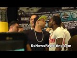 Adrien Broner vs. Paulie Malignaggi Heated Face-Off