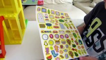 Jeux enfants pour porc jouets Peppa parc couleurs de bloc de construction