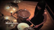 SHISHIDO Kavka play the drums Zettai Zetsumei YAMAGUCHI Momoe Cover