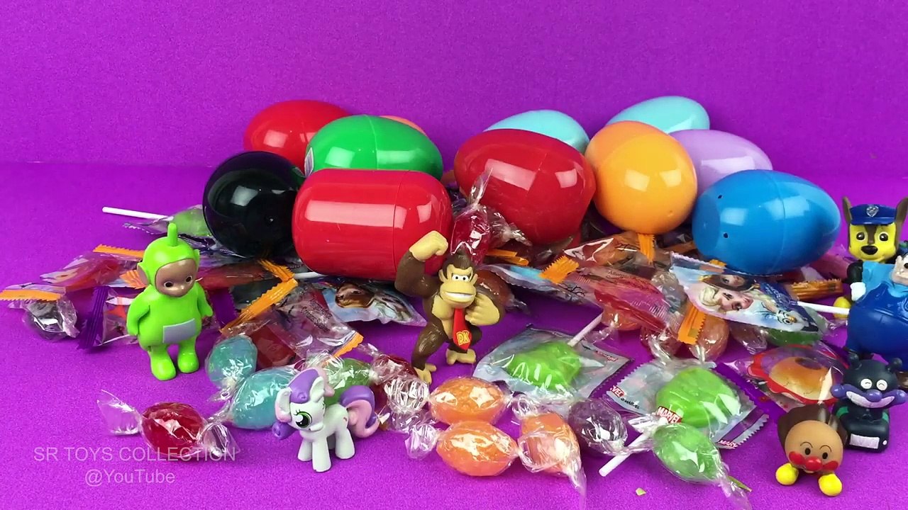 Huevos huevos huevos Víspera de Todos los Santos ratón patrulla pata piñata calabaza sorpresa Mickey Teletubbies Mario anpan