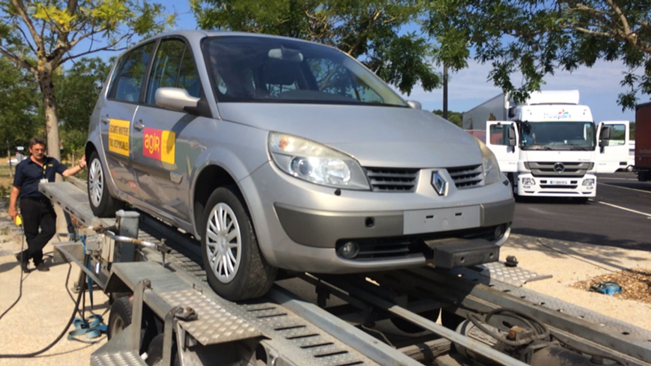 Animations Sécurité routière à l'aire de Marzan sur la N 165