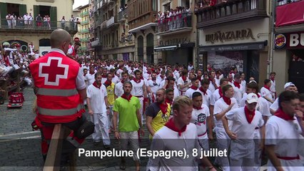 Courses de la San Fermin à Pampelune: 10 blessés dont 2 Français