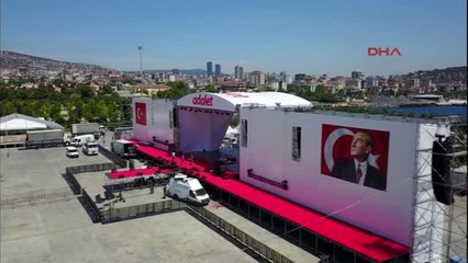 Maltepe Mitinge Hazırlanıyor / Hd