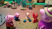 Porc enfants pour et dessin animé Peppa pig jouet Peppa, ses poulets de la famille des poulets porcs grand-mère