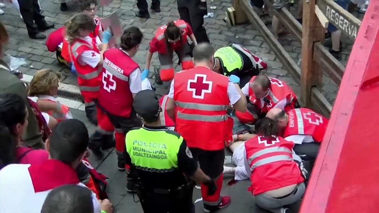 Dos heridos en los sanfermines