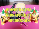 BOWSER GETS KIDNAPPED BY SPIDERMAN BOSS BABY  SKYE SUPER MARIO MARVEL Toys Kids Video DREAMWORKS KART HOMECOMING BLACK S