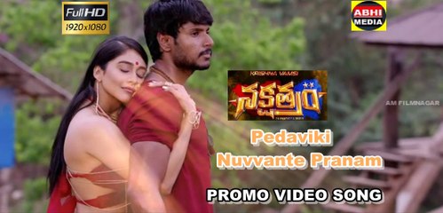 Pedaviki Nuvvante Pranam Promo Video Song - Nakshatram Movie - - Sundeep Kishan,Regina