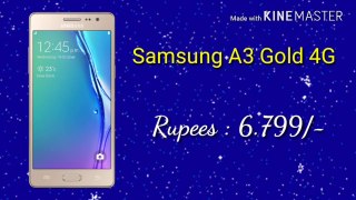 Samsung Galaxy A3 4G Lite Gold Colour Mobile Review