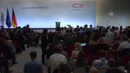 G20 Liderler Zirvesi - Almanya Başbakanı Merkel - Hamburg