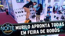 Murilo Couto apronta todas em feira de robôs