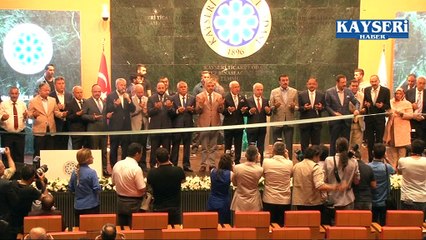 ÇEVRE VE ŞEHİRCİLİK BAKANI MEHMET ÖZHASEKİ KTO YENİ BİNASI AÇILIŞINDA KONUŞTU