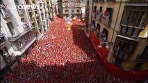 Dix coureurs dont deux Français blessés lors du deuxième lâcher de taureaux des fêtes de la San Fermin