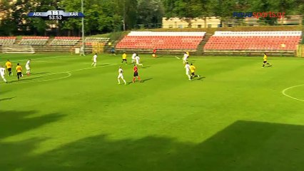 Το δοκάρι του Πέτρου Μάνταλου - ΑΕΚ 1-1 Καρπάτι - 08.07.2017