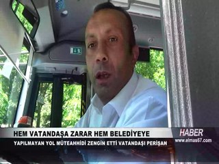 Burası Mars değil Çaydamar yolu...  İşte o görüntüler...