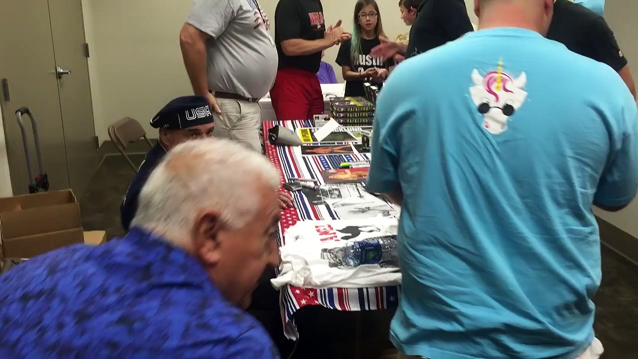 Iron Sheik and Dan Gable