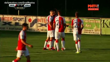 Simon Deli Goal HD - Slavia Prague 1 - 1 Krasnodar - 08.07.2017 (Full Replay)