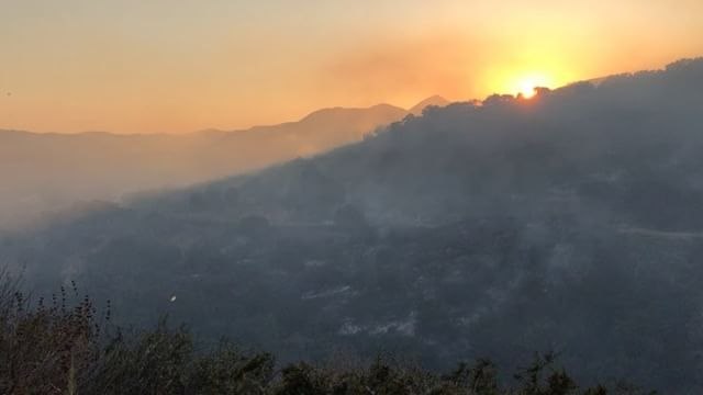 Santa Barbara County Fire Crews Battle Alamo Fire